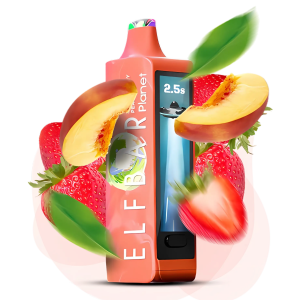 Elfbar Planet 25000 Puffs Disposable Vape Strawberry Peach