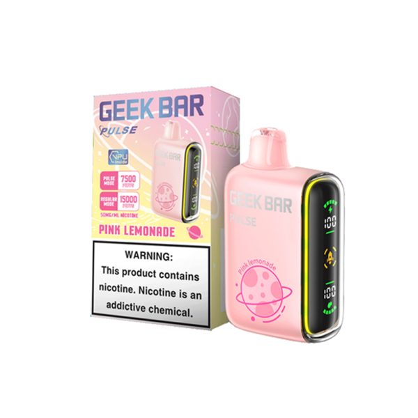 Geek Bar Pulse Pink Lemonade 15000 Puffs Disposable Vape