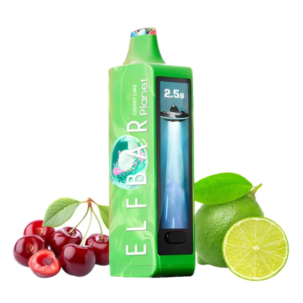 Elfbar Planet 25000 Puffs Disposable Vape Cherry Lime