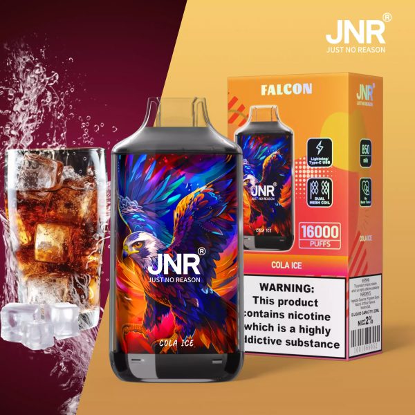 JNR Falcon 16000 Puffs Crystal Disposable Vape Cola Ice