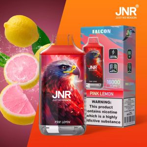 JNR Falcon 16000 Puffs Crystal Disposable Vape Pink Lemon