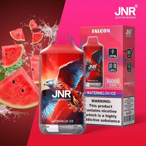 JNR Falcon 16000 Puffs Crystal Disposable Vape Watermelon Ice