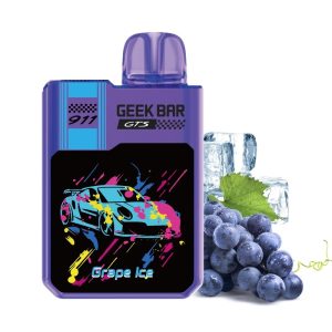 Geek Bar 911 GTS 18000 Puffs Disposable Vape Grape Ice