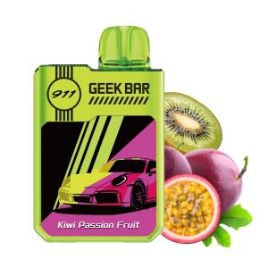 Geek Bar 911 GTS 18000 Puffs Disposable Vape Kiwi Passion Fruit