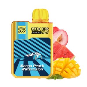 Geek Bar 911 GTS 18000 Puffs Disposable Vape Mango Peach Watermelon