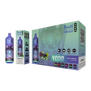 RandM Tornado 9000 Puffs Disposable Vape Package